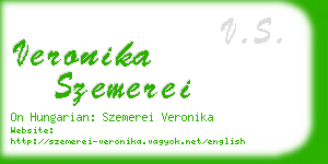 veronika szemerei business card